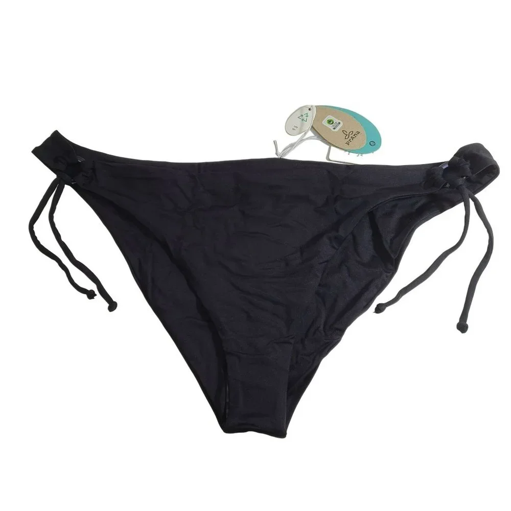 Prana La Plata Bikini Bottoms Black Women's Extra Large XL NWT - Picture 1 of 16